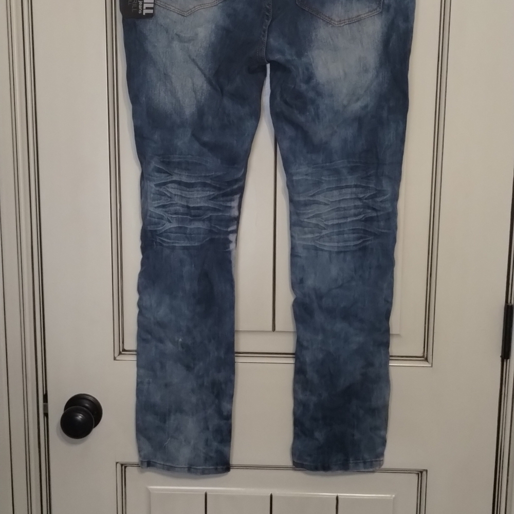Thrill denim jeans size 15 stretch Distressed Skinny High Rise new! - Picture 6 of 11